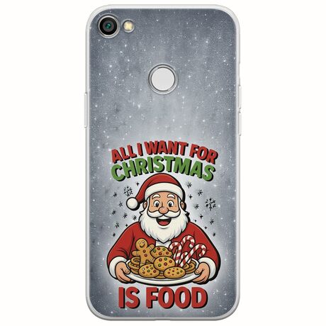 All I Want For Christmas Is - Food Xiaomi Redmi Note 5A Prime Flexible TPU (Διάφανη Σιλικόνη)