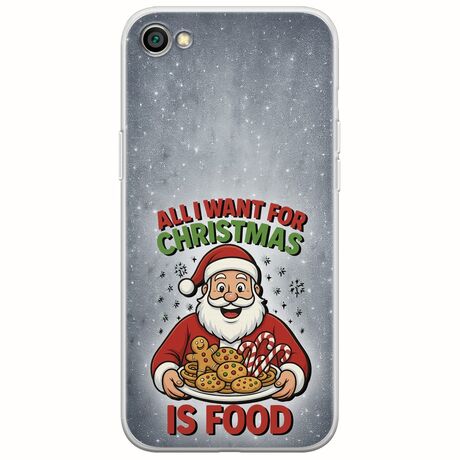 All I Want For Christmas Is - Food Xiaomi Redmi Note 5A Standard Flexible TPU (Διάφανη Σιλικόνη)
