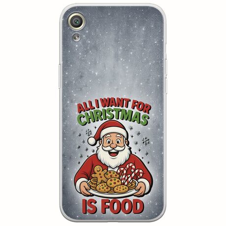 All I Want For Christmas Is - Food Sony Xperia XA Flexible TPU (Διάφανη Σιλικόνη)