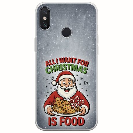 All I Want For Christmas Is - Food Xiaomi Redmi Note 5 Flexible TPU (Διάφανη Σιλικόνη)