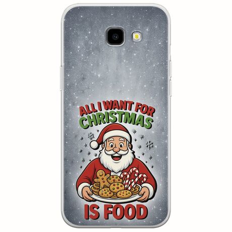 All I Want For Christmas Is - Food Samsung Galaxy J4 Plus Flexible TPU (Διάφανη Σιλικόνη)
