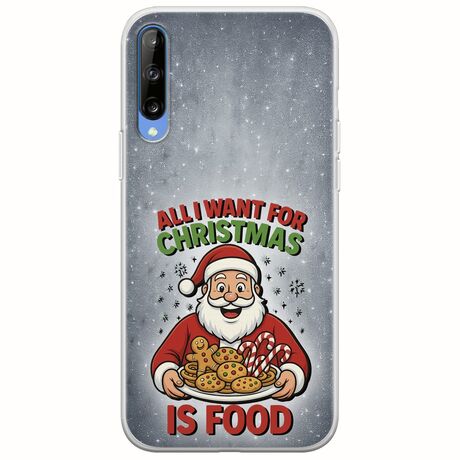 All I Want For Christmas Is - Food Samsung Galaxy A70 Flexible TPU (Διάφανη Σιλικόνη)
