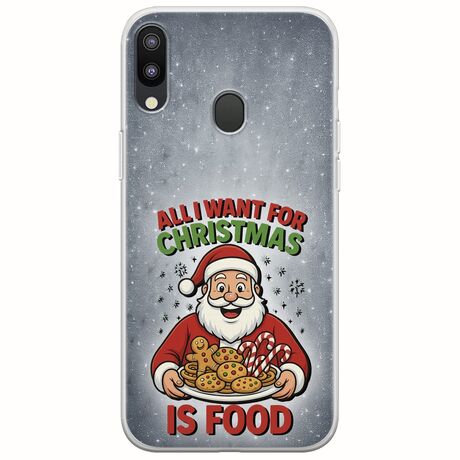 All I Want For Christmas Is - Food Samsung Galaxy M20 Flexible TPU (Διάφανη Σιλικόνη)