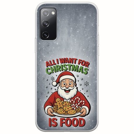 All I Want For Christmas Is - Food Samsung Galaxy S20 Flexible TPU (Διάφανη Σιλικόνη)