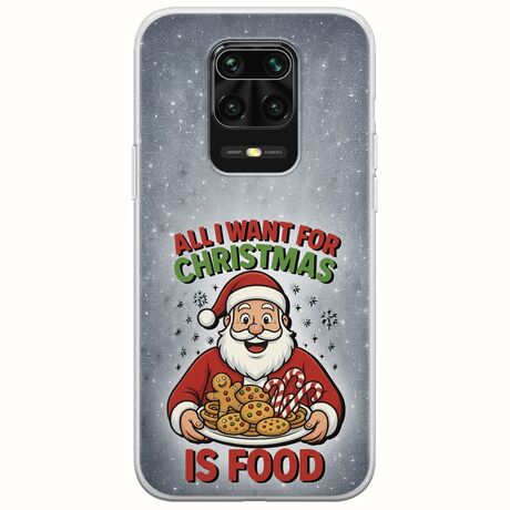 All I Want For Christmas Is - Food Xiaomi Redmi Note 9S / 9 Pro / 9 Pro Max Flexible TPU (Διάφανη Σιλικόνη)