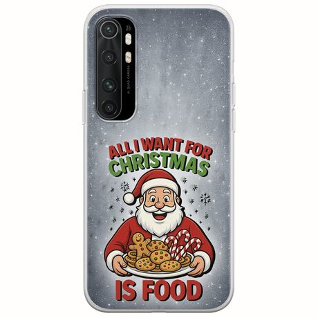 All I Want For Christmas Is - Food Xiaomi Mi Note 10 Lite Flexible TPU (Διάφανη Σιλικόνη)