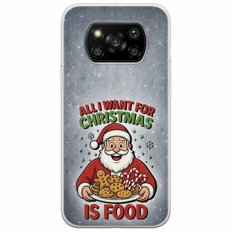 All I Want For Christmas Is - Food Xiaomi Poco X3 NFC / X3 Pro Flexible TPU (Διάφανη Σιλικόνη)