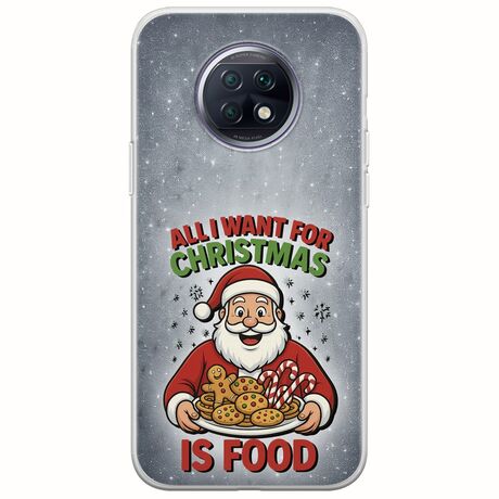 All I Want For Christmas Is - Food Xiaomi Redmi Note 9T 5G Flexible TPU (Διάφανη Σιλικόνη)