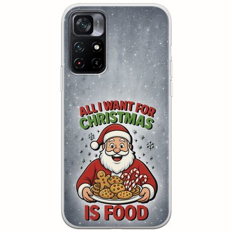 All I Want For Christmas Is - Food Xiaomi Poco M4 Pro 5G Flexible TPU (Διάφανη Σιλικόνη)