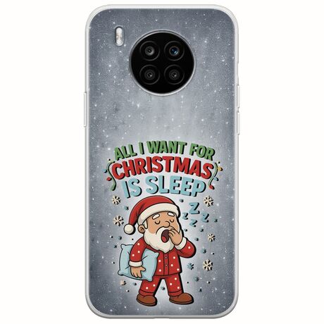 All I Want For Christmas Is - Sleep Honor 50 Lite Flexible TPU (Διάφανη Σιλικόνη)