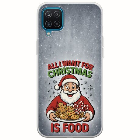 All I Want For Christmas Is - Food Samsung Galaxy M12 Flexible TPU (Διάφανη Σιλικόνη)