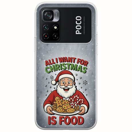 All I Want For Christmas Is - Food Xiaomi Poco M4 Pro 4G Flexible TPU (Διάφανη Σιλικόνη)