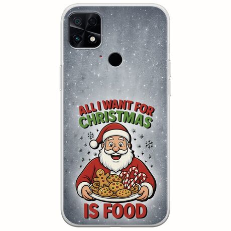 All I Want For Christmas Is - Food Xiaomi Poco C40 Flexible TPU (Διάφανη Σιλικόνη)