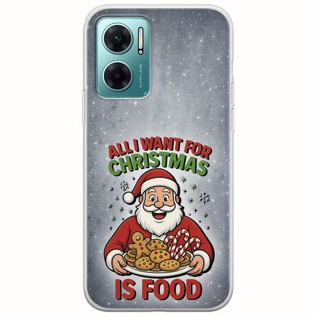All I Want For Christmas Is - Food Xiaomi Redmi 10 5G Flexible TPU (Διάφανη Σιλικόνη)
