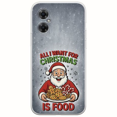 All I Want For Christmas Is - Food Xiaomi Poco M4 5G Flexible TPU (Διάφανη Σιλικόνη)