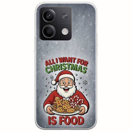 All I Want For Christmas Is - Food Xiaomi Poco X6 5G Flexible TPU (Διάφανη Σιλικόνη)