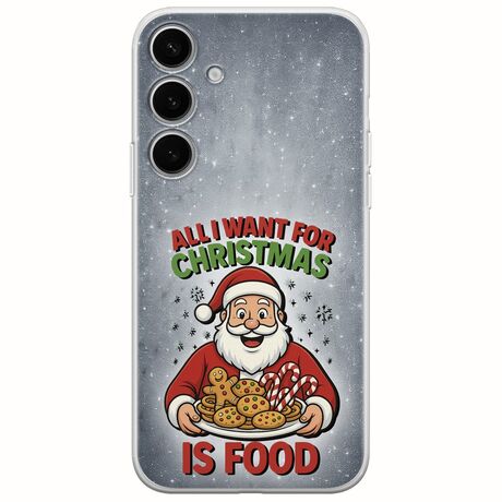 All I Want For Christmas Is - Food Samsung Galaxy A35 5G Flexible TPU (Διάφανη Σιλικόνη)