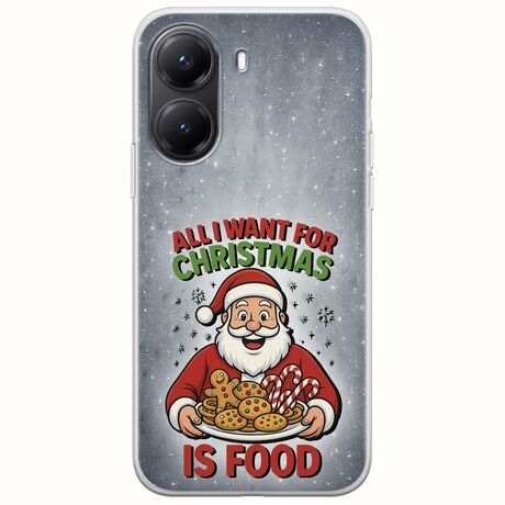 All I Want For Christmas Is - Food Xiaomi Poco X7 Pro 5G Flexible TPU (Διάφανη Σιλικόνη)