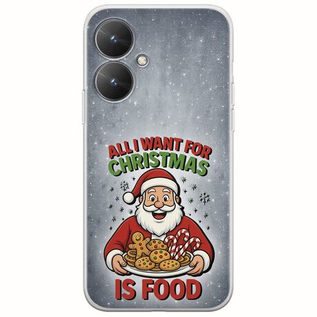All I Want For Christmas Is - Food Xiaomi Redmi 13C 5G Flexible TPU (Διάφανη Σιλικόνη)