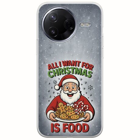 All I Want For Christmas Is - Food Xiaomi Poco F7 Pro 5G Flexible TPU (Διάφανη Σιλικόνη)