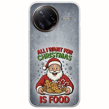 All I Want For Christmas Is - Food Xiaomi Poco F7 Ultra 5G Flexible TPU (Διάφανη Σιλικόνη)