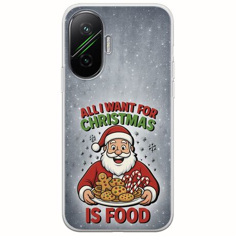 All I Want For Christmas Is - Food Xiaomi Poco F7 5G Flexible TPU (Διάφανη Σιλικόνη)