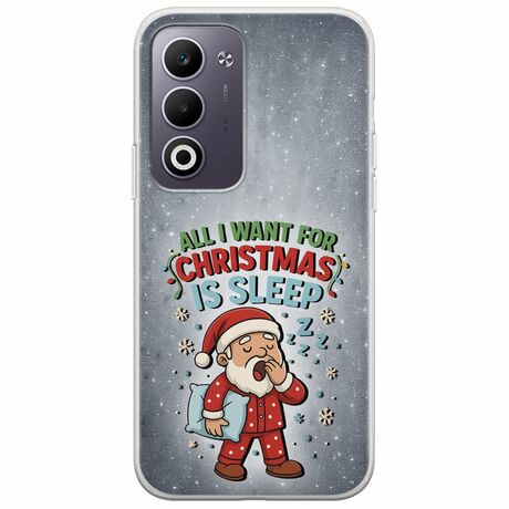 All I Want For Christmas Is - Sleep Oppo A5 4G/5G Flexible TPU (Διάφανη Σιλικόνη)