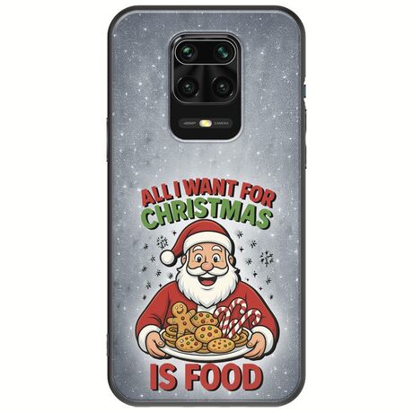 All I Want For Christmas Is - Food Xiaomi Redmi Note 9S / 9 Pro / 9 Pro Max Black TPU (Μαύρη Σιλικόνη)