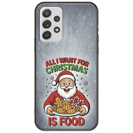 All I Want For Christmas Is - Food Samsung Galaxy A32 5G Black TPU (Μαύρη Σιλικόνη)