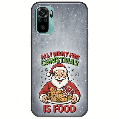 All I Want For Christmas Is - Food Xiaomi Redmi Note 10 / 10s Black TPU (Μαύρη Σιλικόνη)