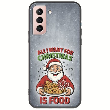 All I Want For Christmas Is - Food Samsung Galaxy S22 Black TPU (Μαύρη Σιλικόνη)
