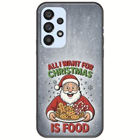 All I Want For Christmas Is - Food Samsung Galaxy A53 5G Black TPU (Μαύρη Σιλικόνη)