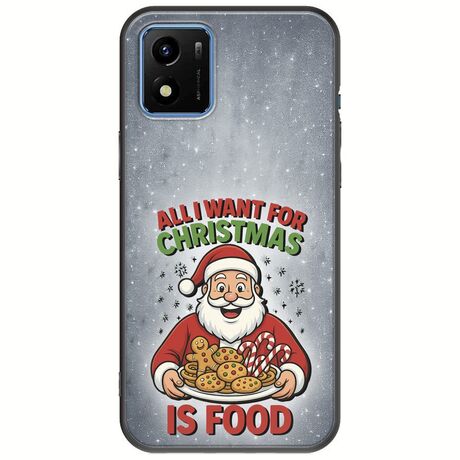 All I Want For Christmas Is - Food Vivo Y01 Black TPU (Μαύρη Σιλικόνη)