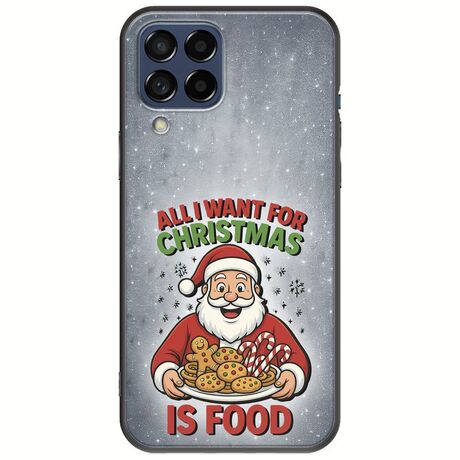 All I Want For Christmas Is - Food Samsung Galaxy M53 5G Black TPU (Μαύρη Σιλικόνη)