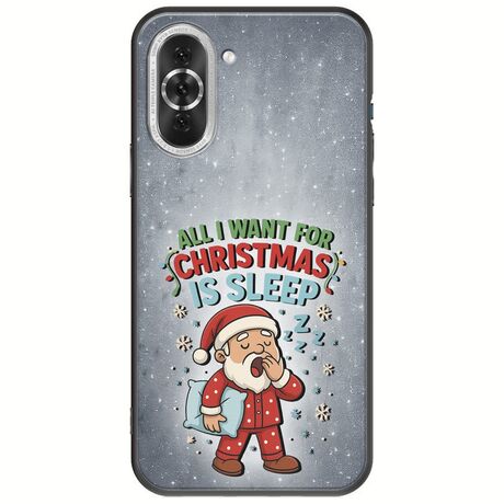 All I Want For Christmas Is - Sleep Huawei Nova 10 Pro Black TPU (Μαύρη Σιλικόνη)
