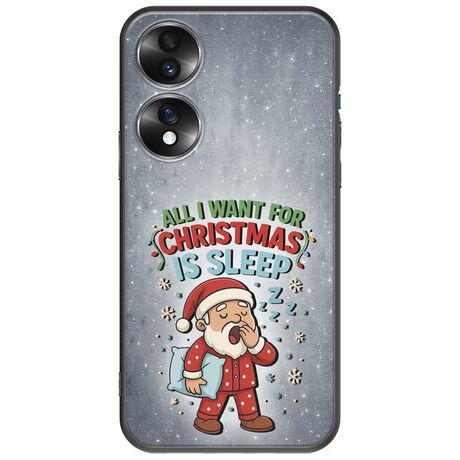 All I Want For Christmas Is - Sleep Honor 70 5G Black TPU (Μαύρη Σιλικόνη)