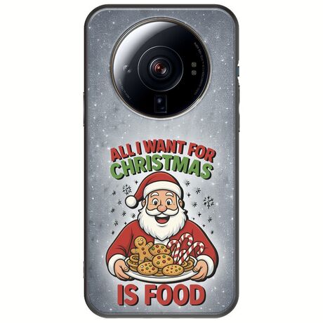 All I Want For Christmas Is - Food Xiaomi 12S Ultra Black TPU (Μαύρη Σιλικόνη)