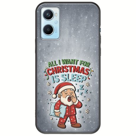All I Want For Christmas Is - Sleep Oppo A96 4G Black TPU (Μαύρη Σιλικόνη)