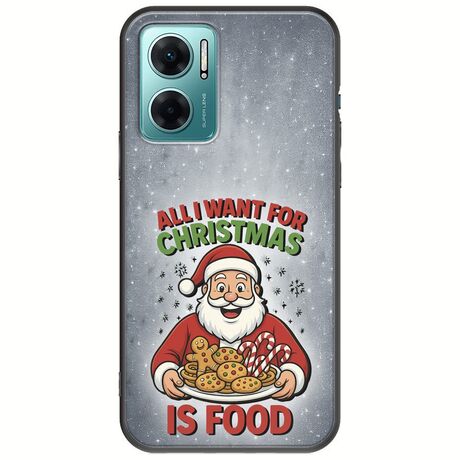 All I Want For Christmas Is - Food Xiaomi Redmi 10 5G Black TPU (Μαύρη Σιλικόνη)