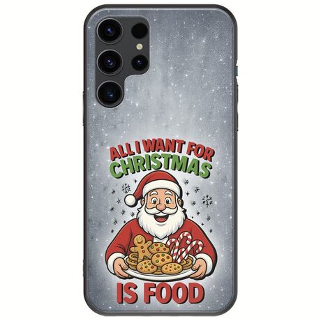 All I Want For Christmas Is - Food Samsung Galaxy S23 Ultra 5G Black TPU (Μαύρη Σιλικόνη)