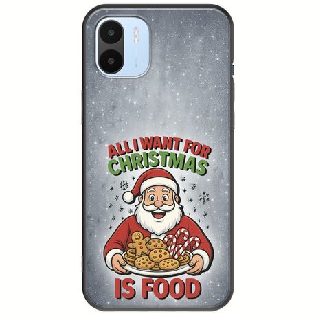 All I Want For Christmas Is - Food Xiaomi Redmi A2 Black TPU (Μαύρη Σιλικόνη)