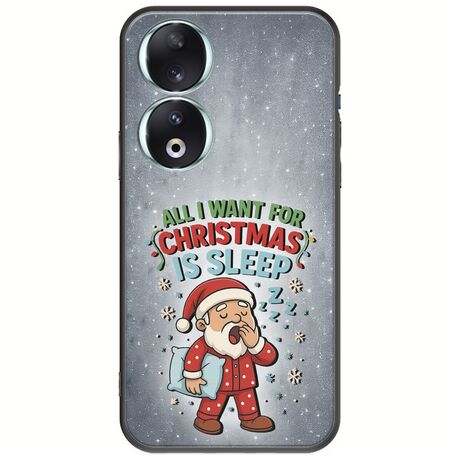 All I Want For Christmas Is - Sleep Honor 90 5G Black TPU (Μαύρη Σιλικόνη)
