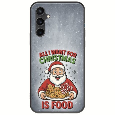 All I Want For Christmas Is - Food Samsung Galaxy S23 FE 5G Black TPU (Μαύρη Σιλικόνη)