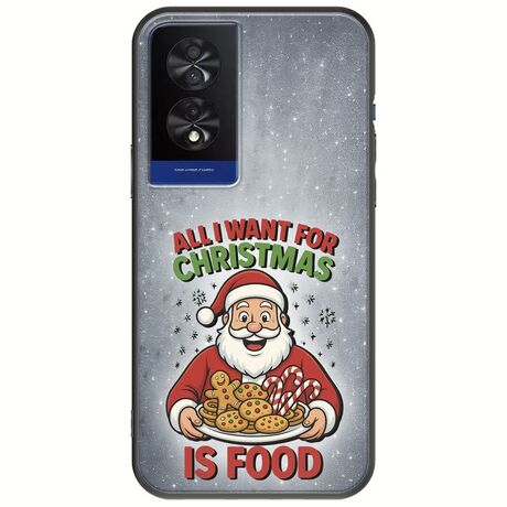 All I Want For Christmas Is - Food TCL 40 NXTPAPER 4G Black TPU (Μαύρη Σιλικόνη)