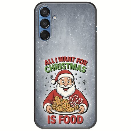 All I Want For Christmas Is - Food Samsung Galaxy M15 5G Black TPU (Μαύρη Σιλικόνη)