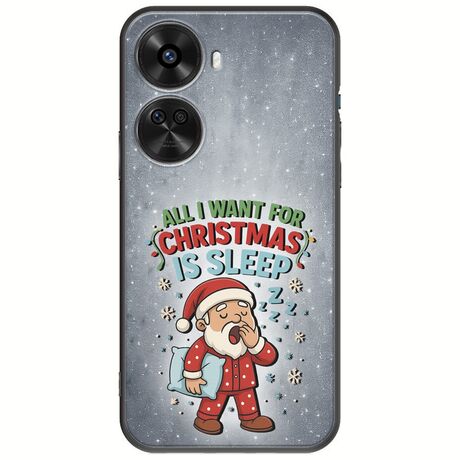 All I Want For Christmas Is - Sleep Huawei Nova 12 SE Black TPU (Μαύρη Σιλικόνη)