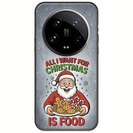 All I Want For Christmas Is - Food Xiaomi 14 Ultra 5G Black TPU (Μαύρη Σιλικόνη)