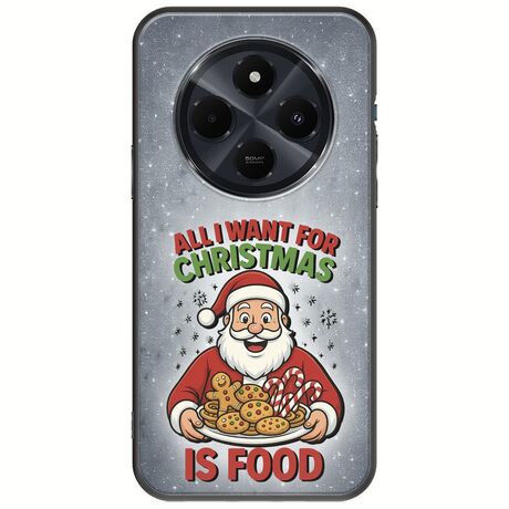 All I Want For Christmas Is - Food Xiaomi Poco C75 4G Black TPU (Μαύρη Σιλικόνη)