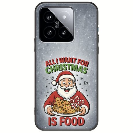 All I Want For Christmas Is - Food Xiaomi 14T 5G Black TPU (Μαύρη Σιλικόνη)