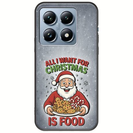 All I Want For Christmas Is - Food Xiaomi 14T Pro 5G Black TPU (Μαύρη Σιλικόνη)